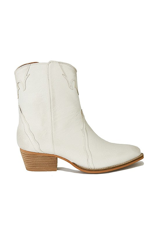 DALLAS-01-HIGH TOP CASUAL WESTERN BOOTS WHITE