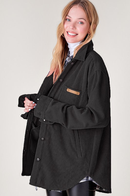 Madera Shacket BLACK M