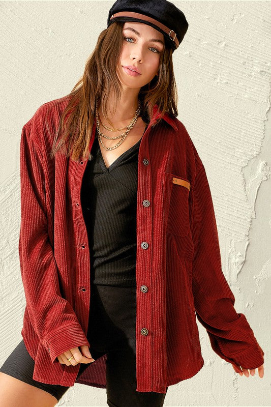 Madera Shacket BRICK