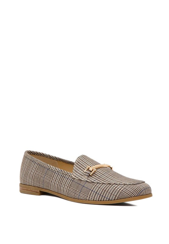 Zaara Solid Faux Suede Loafers Grey
