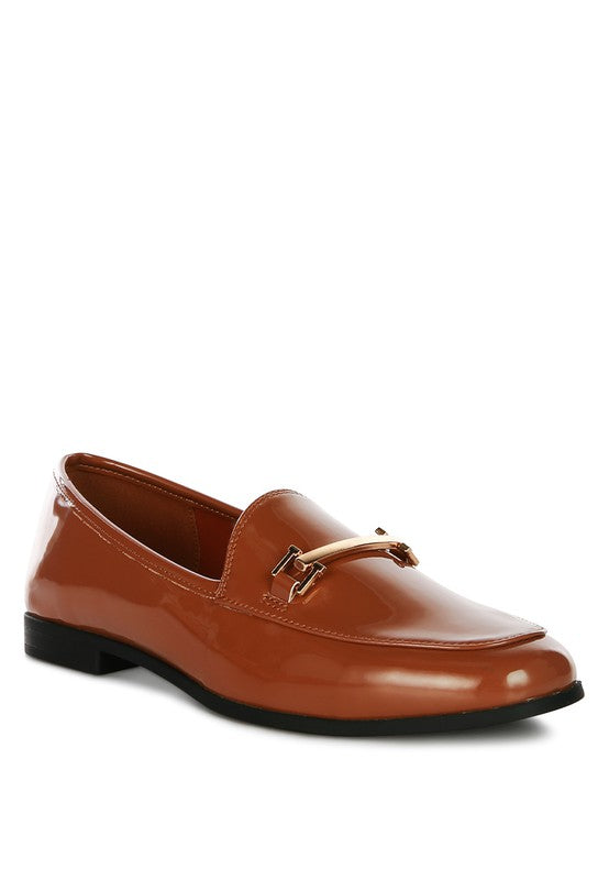 Jolan Faux Leather Semi Casual Loafers Tan