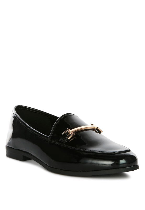 Jolan Faux Leather Semi Casual Loafers Black