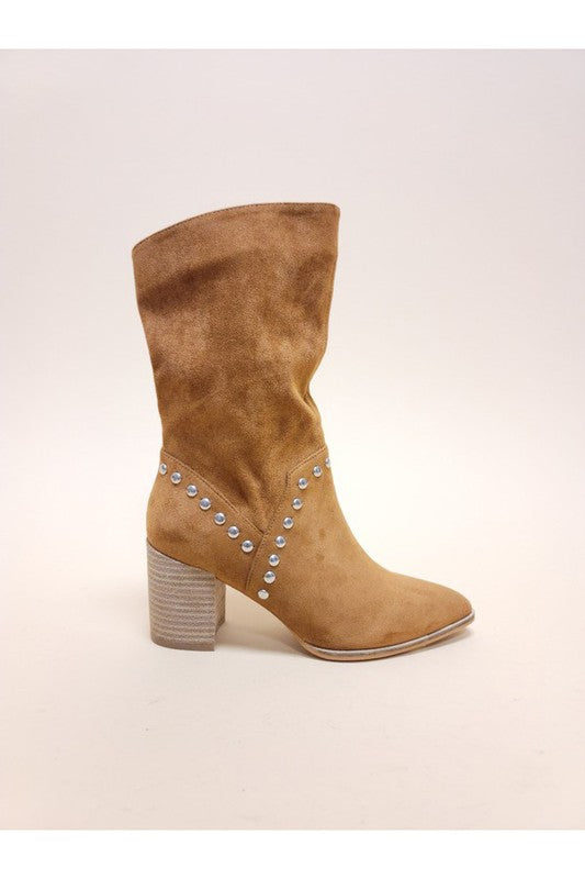 BRIGITTA-MIDI BOOTS CAMEL