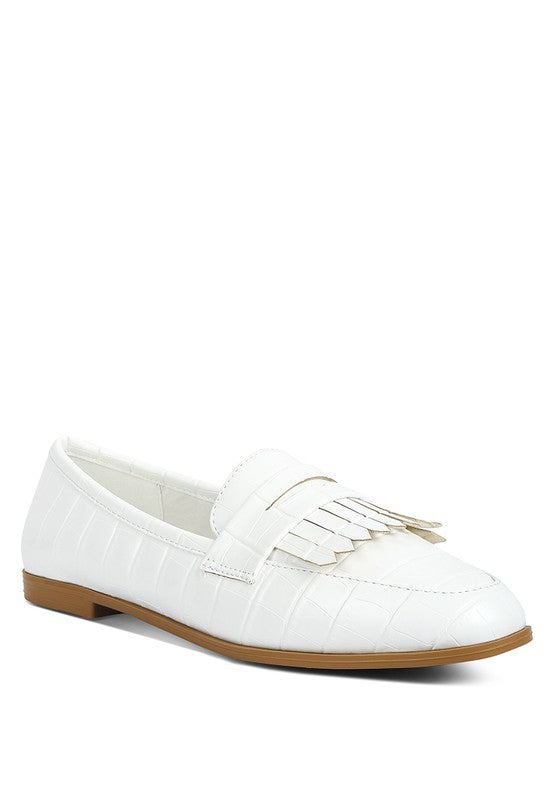PECKER BLACK PATENT PU EVERYDAY LOAFER White