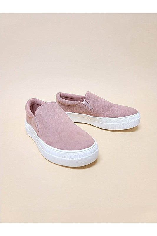 HIKE-SLIP ON CASUAL SNEAKERS DARK MAUVE