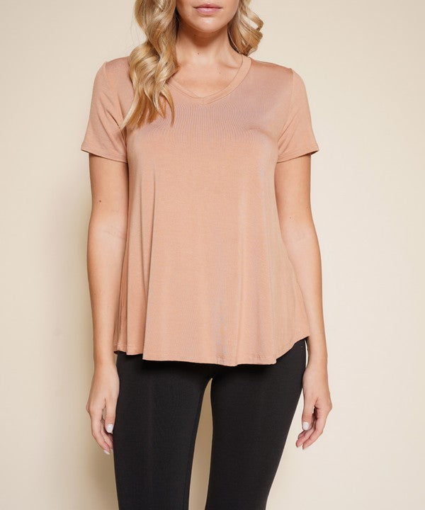Bamboo Classic V Top MOCHA