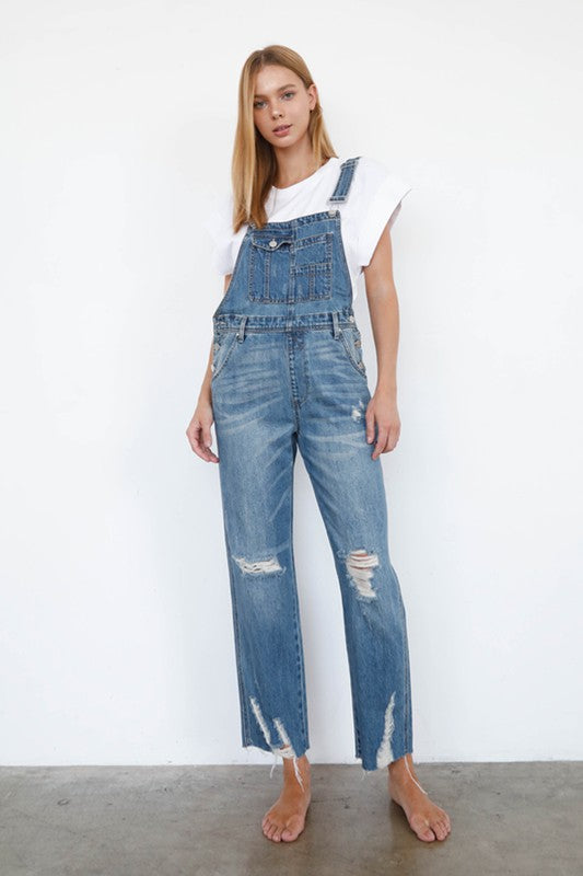 SLIM STRAIGHT OVERALLS MEDIUM