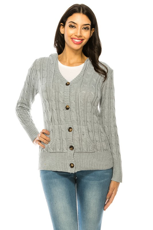 Knit Sweater Plus Size H GREY