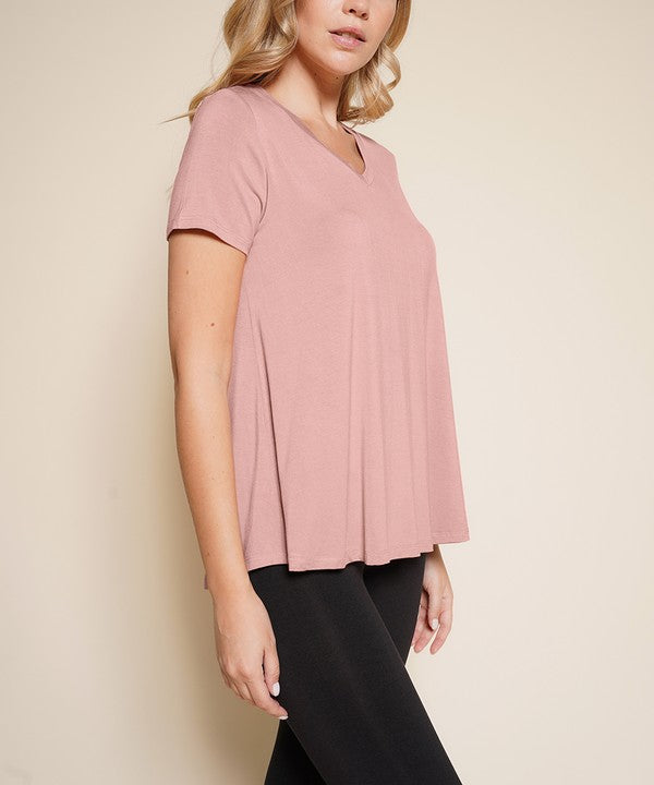 Bamboo Classic V Top NEW MAUVE