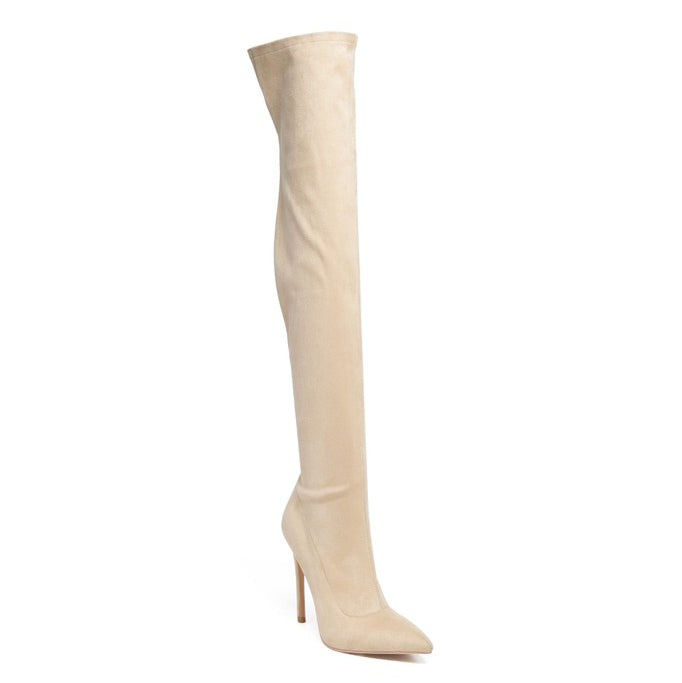 Tilera Stretch Over The Knee Stiletto Boots