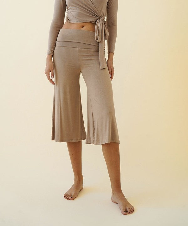 Bamboo Gaucho pants TAUPE