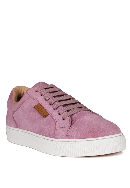 ASHFORD FINE SUEDE HANDCRAFTED SNEAKERS Pink