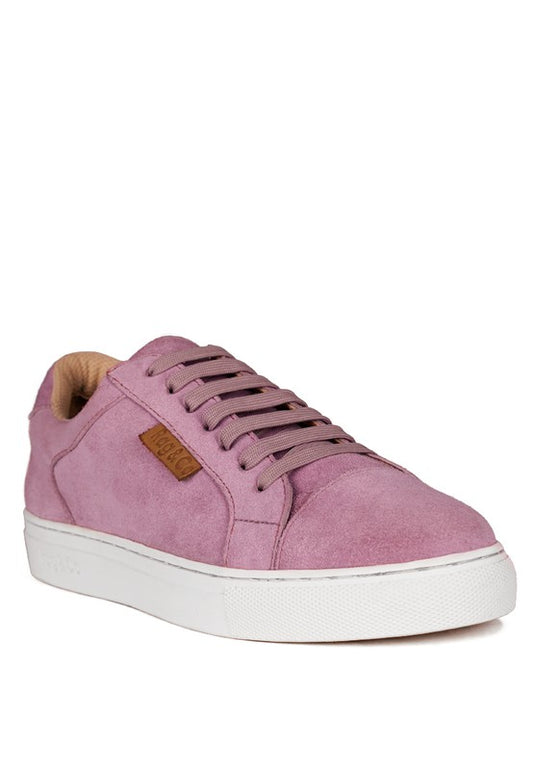 ASHFORD FINE SUEDE HANDCRAFTED SNEAKERS Pink