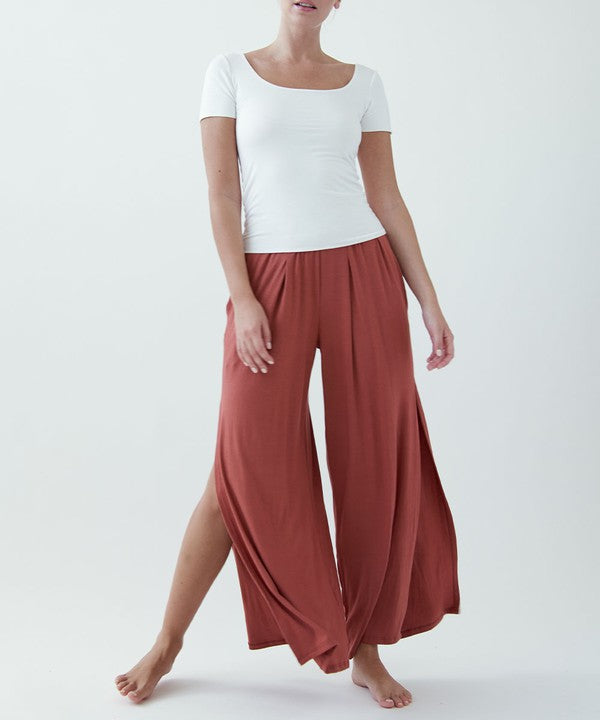BAMBOO JACKY PANTS RUST