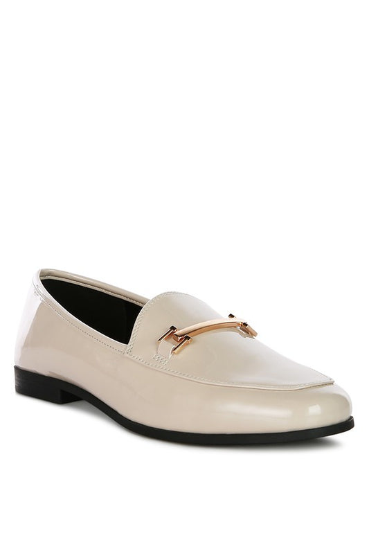 Jolan Faux Leather Semi Casual Loafers BEIGE