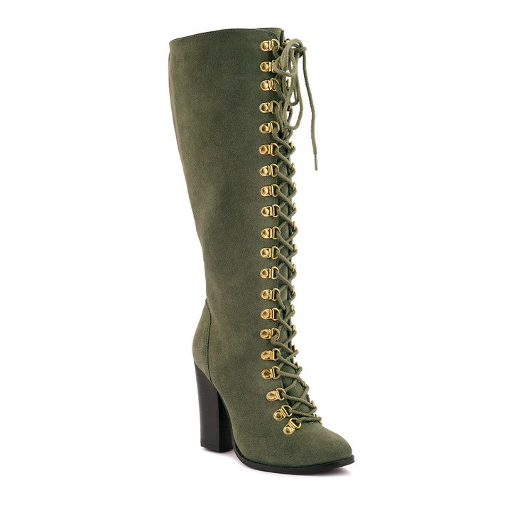 Street-Slay Antique Heeled Calf Boot