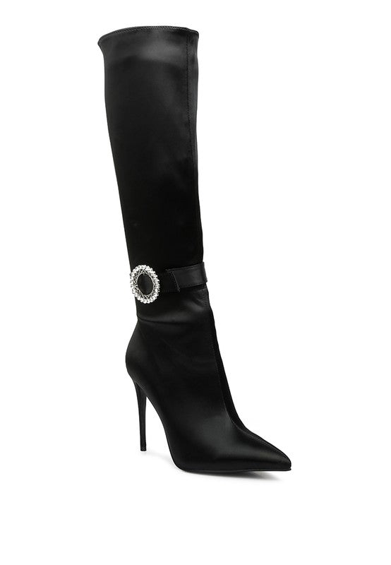 Lovestruck High Calf Boots Black