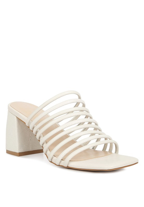 Fairleigh Strappy Slip On Sandals Off White