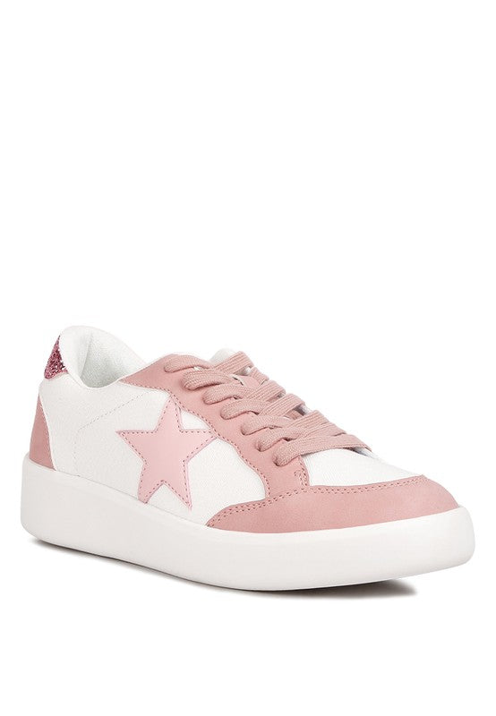 Perry Glitter Detail Star Sneakers Pink