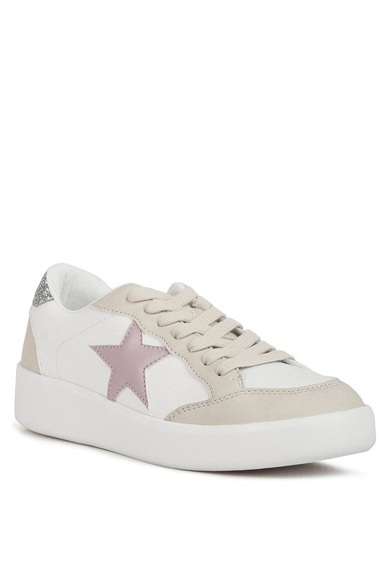 Perry Glitter Detail Star Sneakers Grey