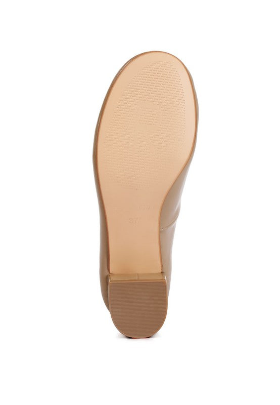 Debbie Ankle Strap Low Block Heel Sandals