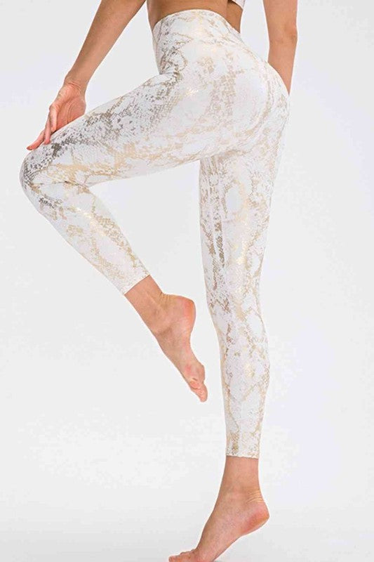 Animal Print Active Pants