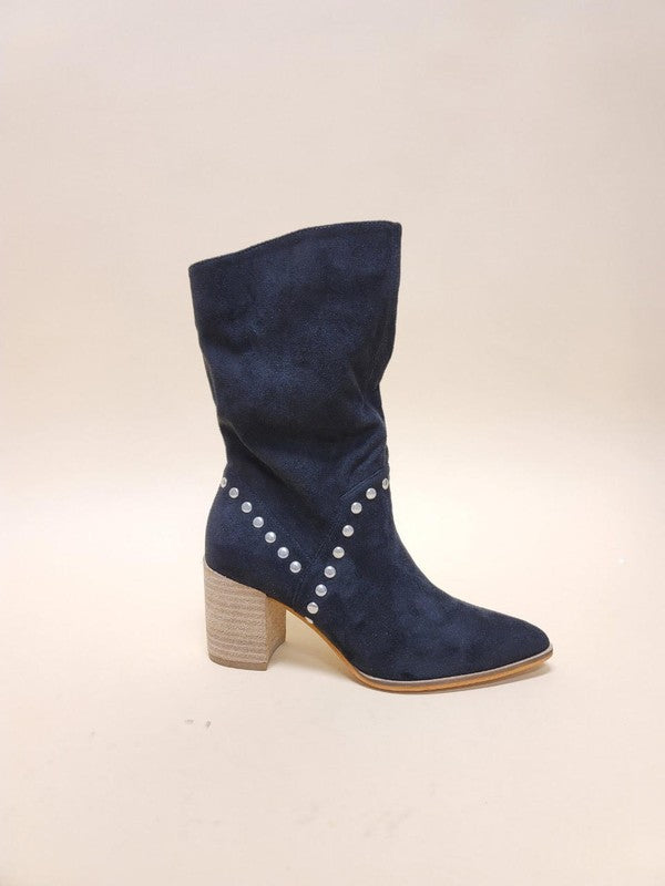 BRIGITTA-MIDI BOOTS BLACK