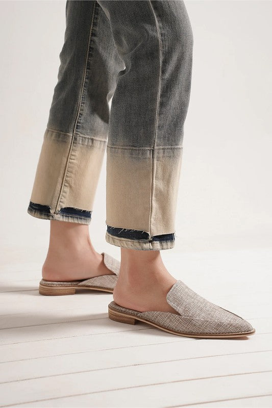 D-GRIM-10W-Flat, Sandals, Mule SAND