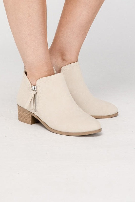 ZAYNE Ankle Booties NUDE