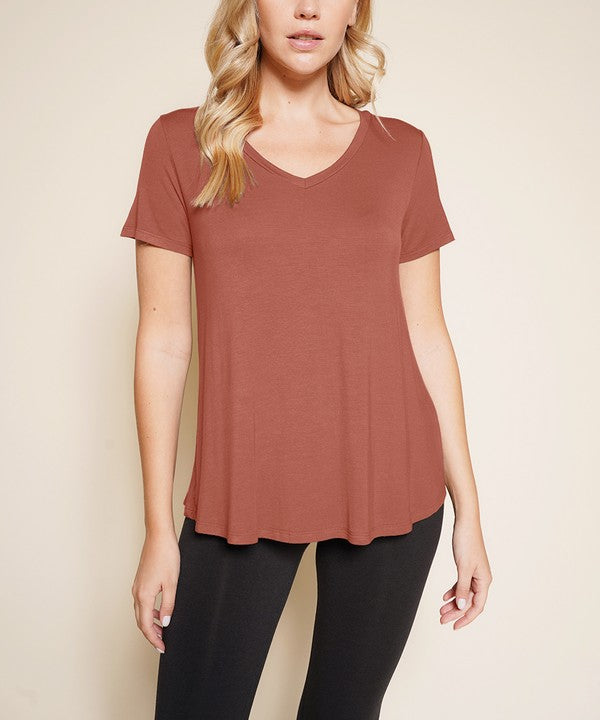 Bamboo Classic V Top CAMEL