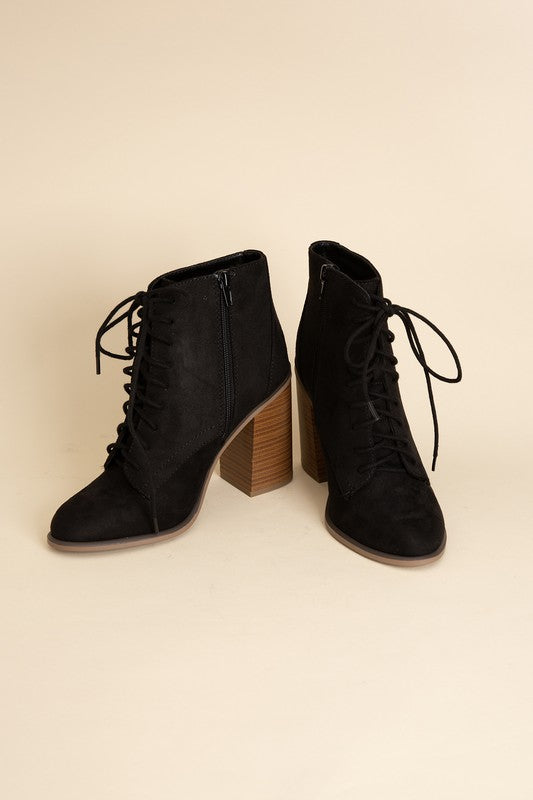 Kidman Lace Up Boots BLACK