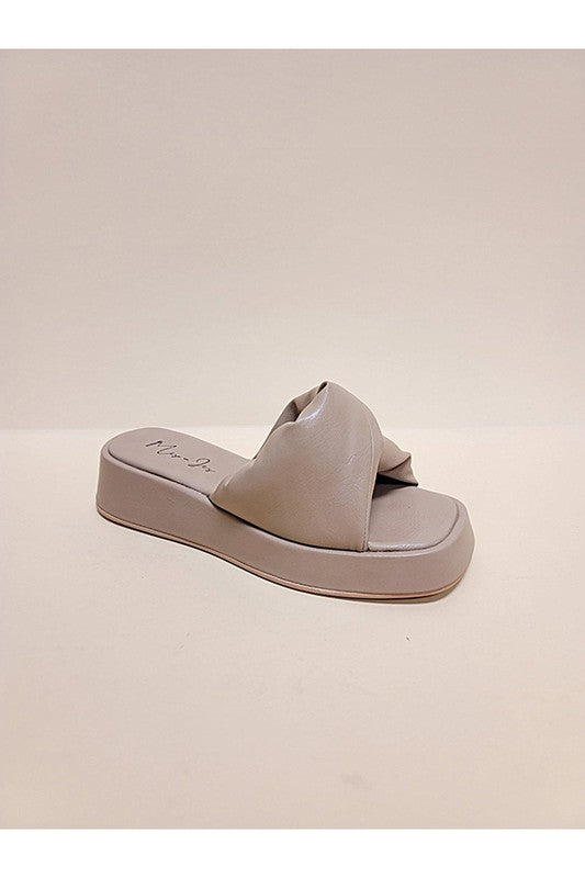 AMELIA-PLATFORM SANDAL TAUPE